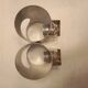 Paire d'appliques murales inox oxar