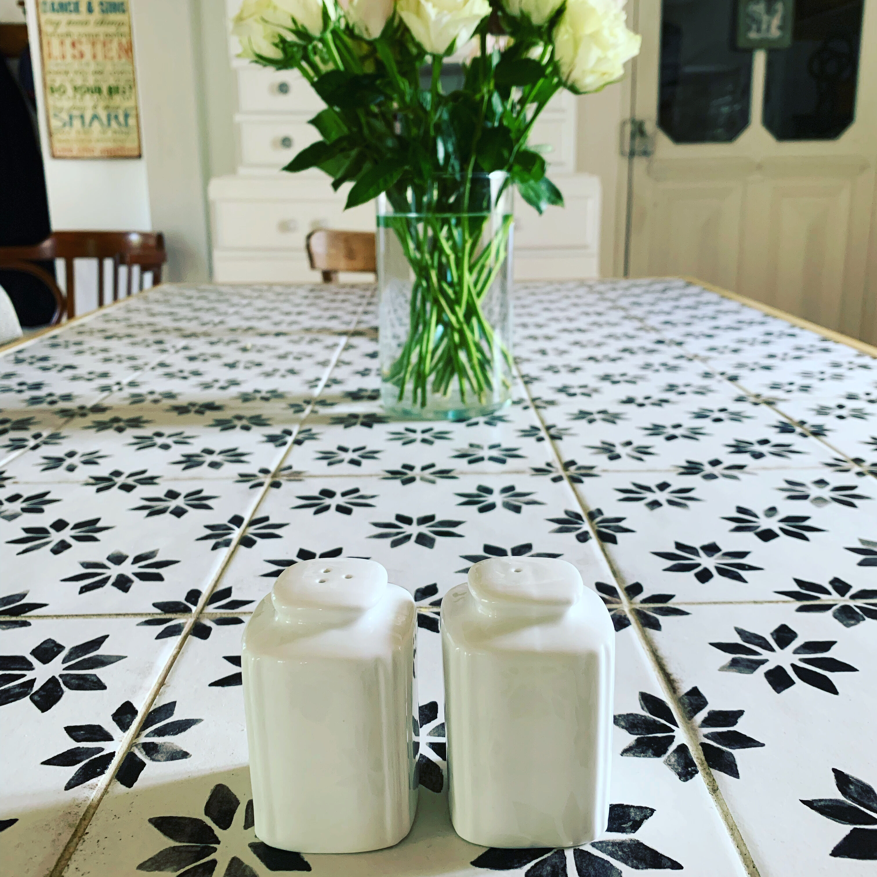 Art Deco salt and pepper shaker