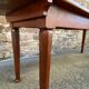 Large bistro café table Alsatian winstub restaurant 1930