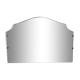Vintage beveled mirror 60×42 cm