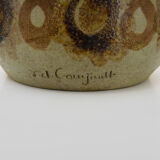 Glazed stoneware pitcher J.C Courjault Kéraluc. Signed. Seventies