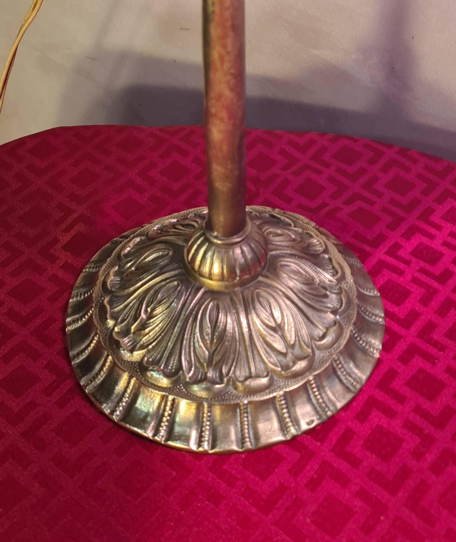 1920 bronze brass desk lamp, 50x34 very good condition