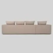 Corner sofa KOPENHAGA beige, Scandinavian design