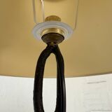 Brutalist 1950s "chain" table lamp