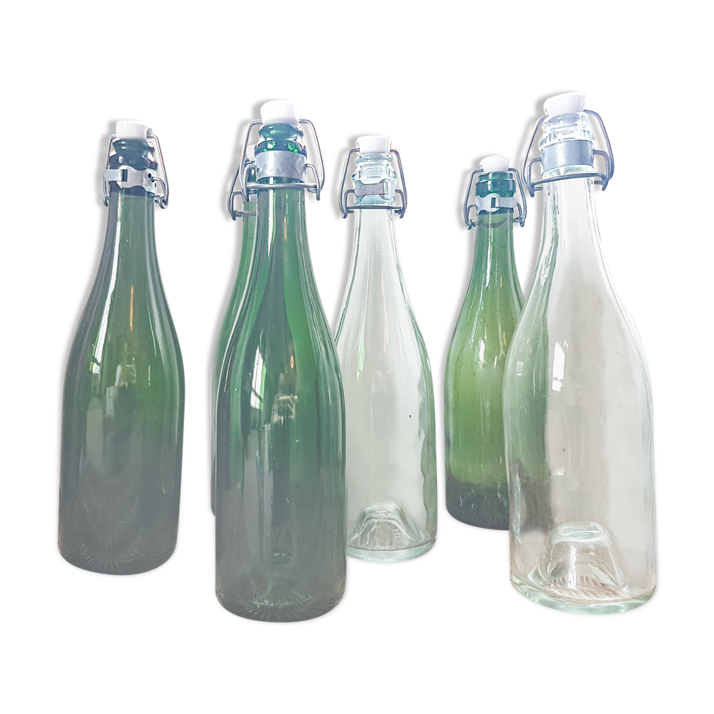 Vintage bottle with porcelain stopper