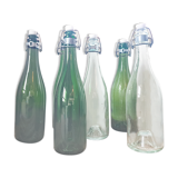 Vintage bottle with porcelain stopper