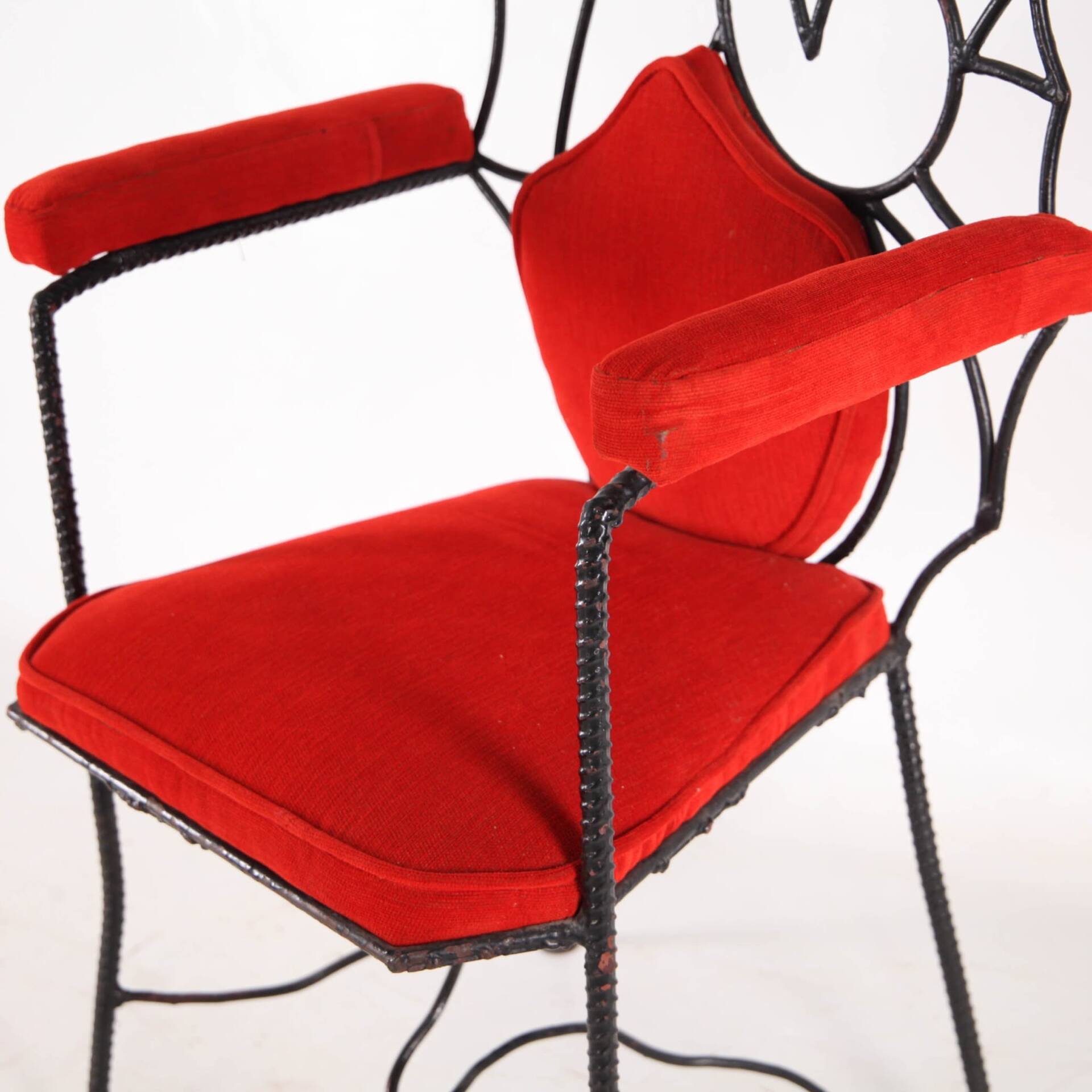 Fauteuil en fer « hippocampe »