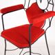 Fauteuil en fer « hippocampe »