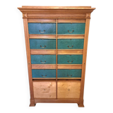 Cartonnier de notaire Art Déco en chêne