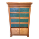 Art Deco oak notary filing cabinet