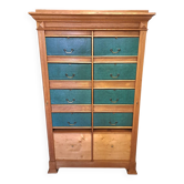 Art Deco oak notary filing cabinet