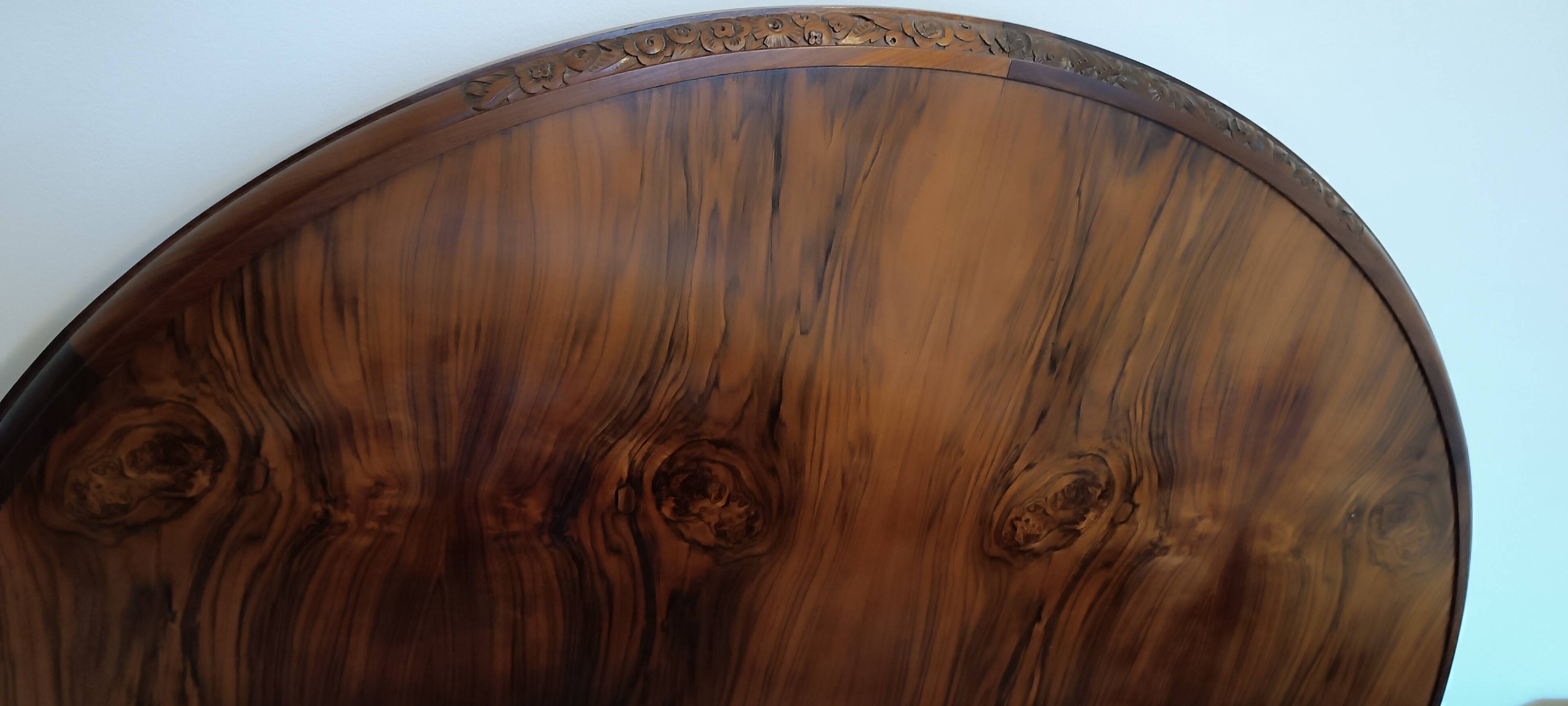 Louis Majorelle Art Nouveau bed + 2 bedside tables