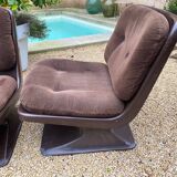 Set of 3 Albert Jacob easy chairs for Grosfillex 1970