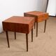 Pair of Danish teak bedside tables by PBJ Mobler 1960
