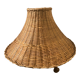 Vintage wicker lampshade