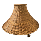 Vintage wicker lampshade