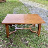 Solid wood dining table
