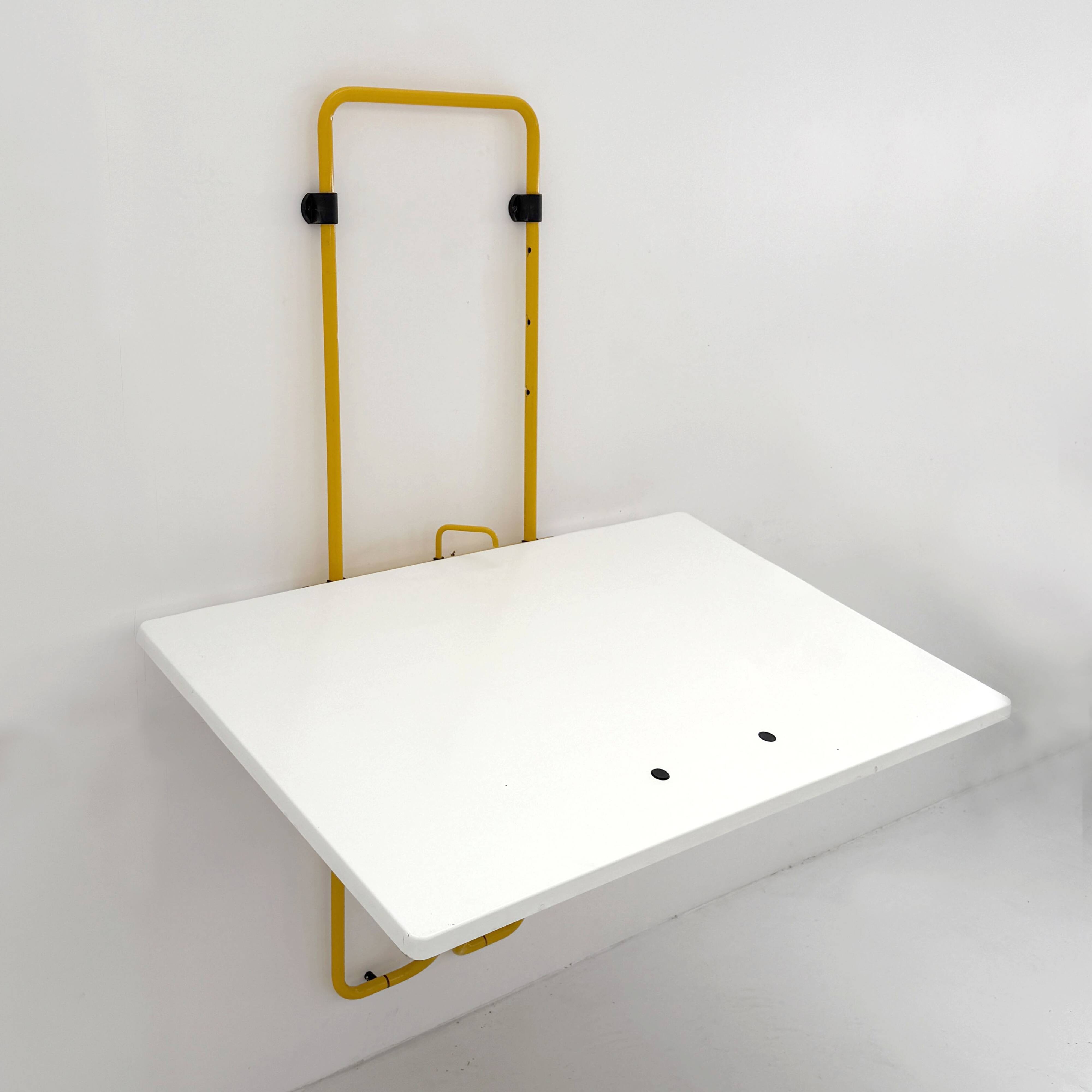Clino Wall Folding Table / Desk by Mario Mazzer for Magis, 1980