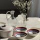 Vintage Italian Fruit Salad Set: Salad Bowl and 8 Bowls