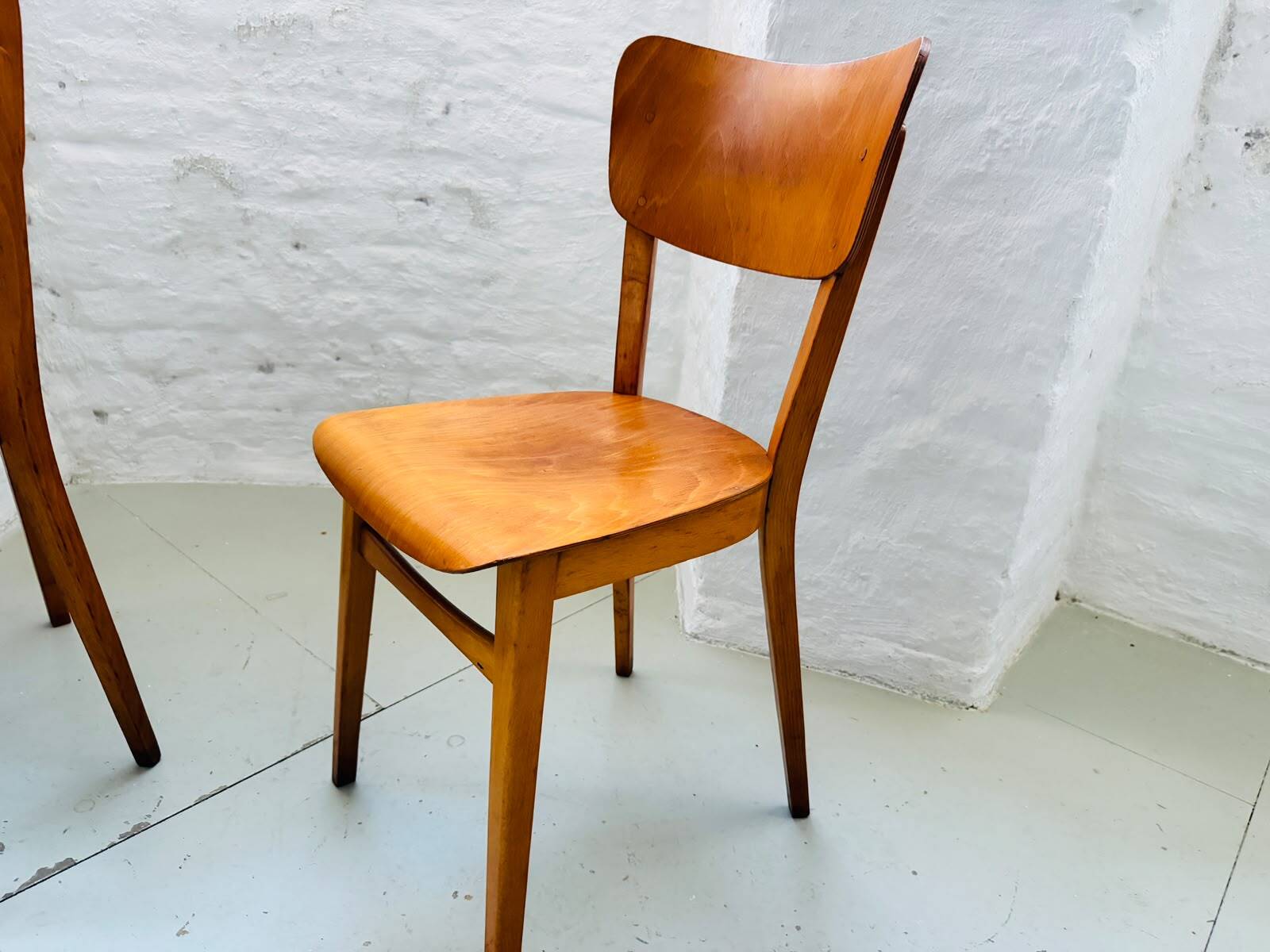 Thonet wooden chairs, 1960s – set of 20