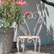 Chaise ancienne en fer forgé