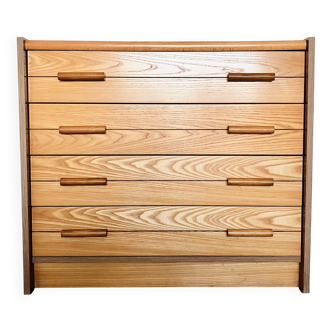 Retro wooden chest of drawers