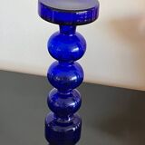 Vintage cobalt blue glass vase