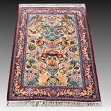 Oriental Rug Iran Isfahan 0.74X 1.08 M - Wool and Silk