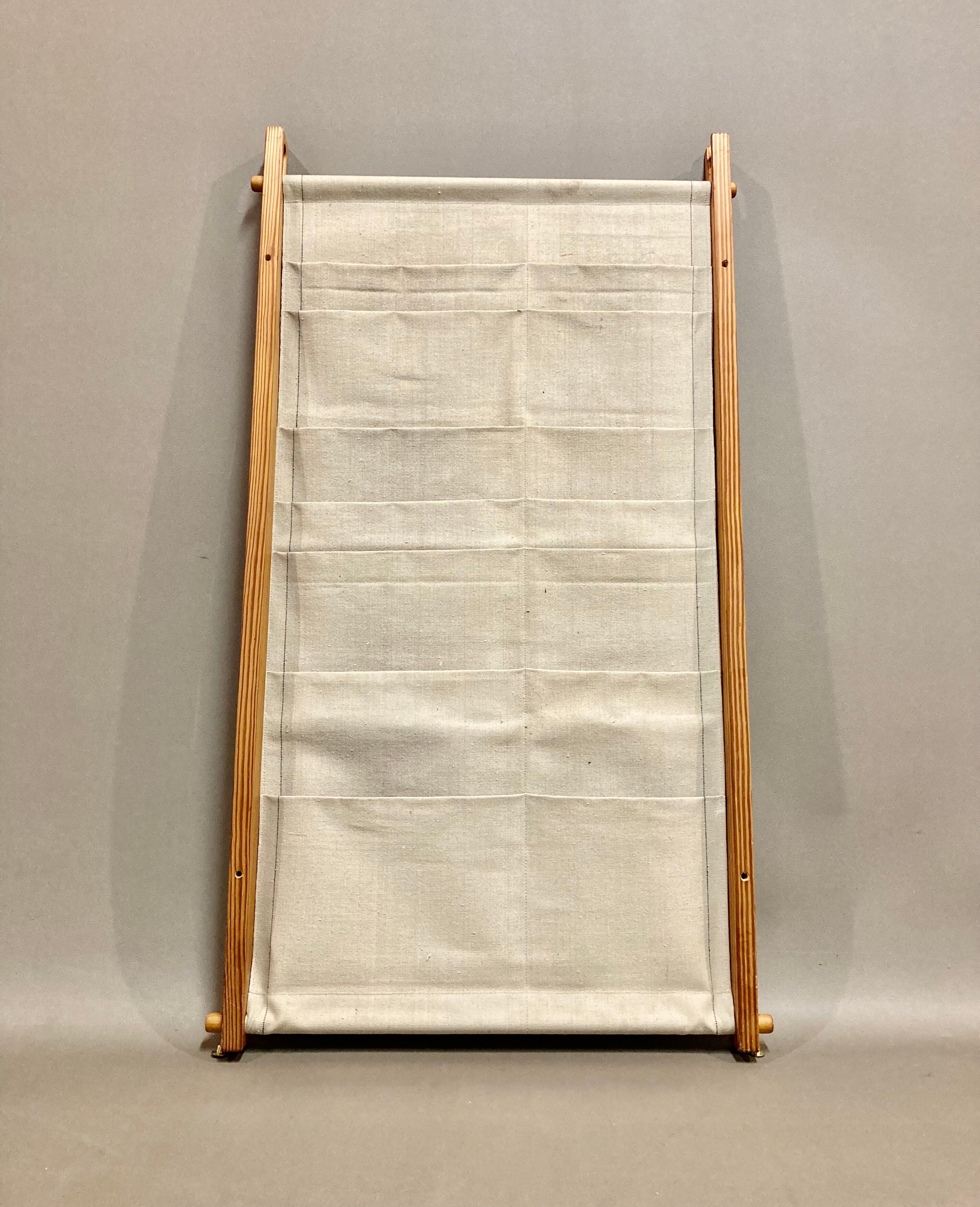 Scandinavian design magazine holder 1960