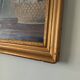 Old panel painting - Kitten and Flowers - Signed Léon Chevalier