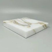 1960s mid-century modern Italian onyx smoking set with table lighter & ashtray