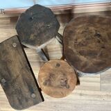 Set of 4 mismatched stools