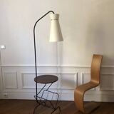 Floor lamp with shelf, magazine rack and diabolo, 1960s