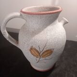 Vintage Gargoulette pitcher Autumn foliage patterns
