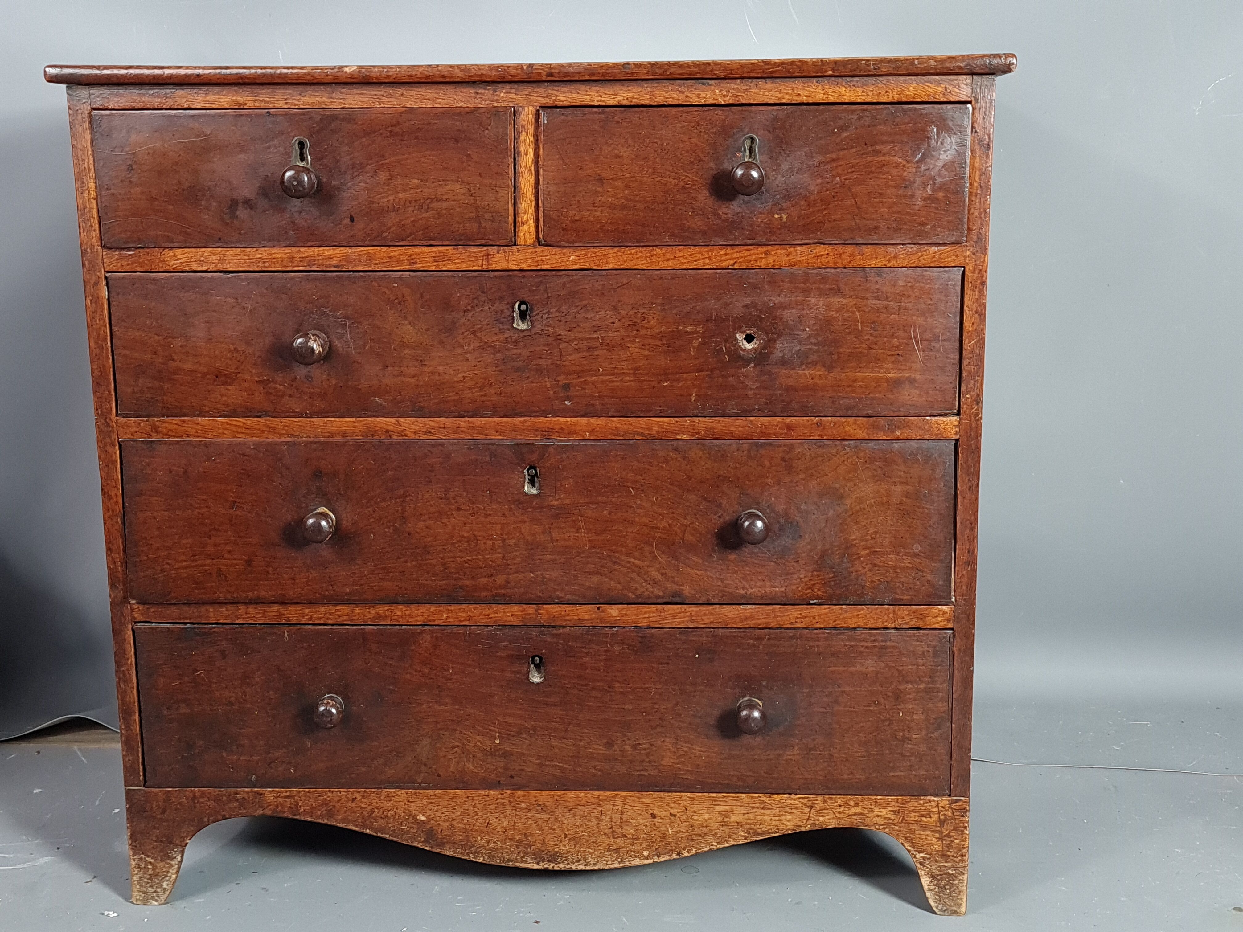 Old drawer box sewing storage Around 1900