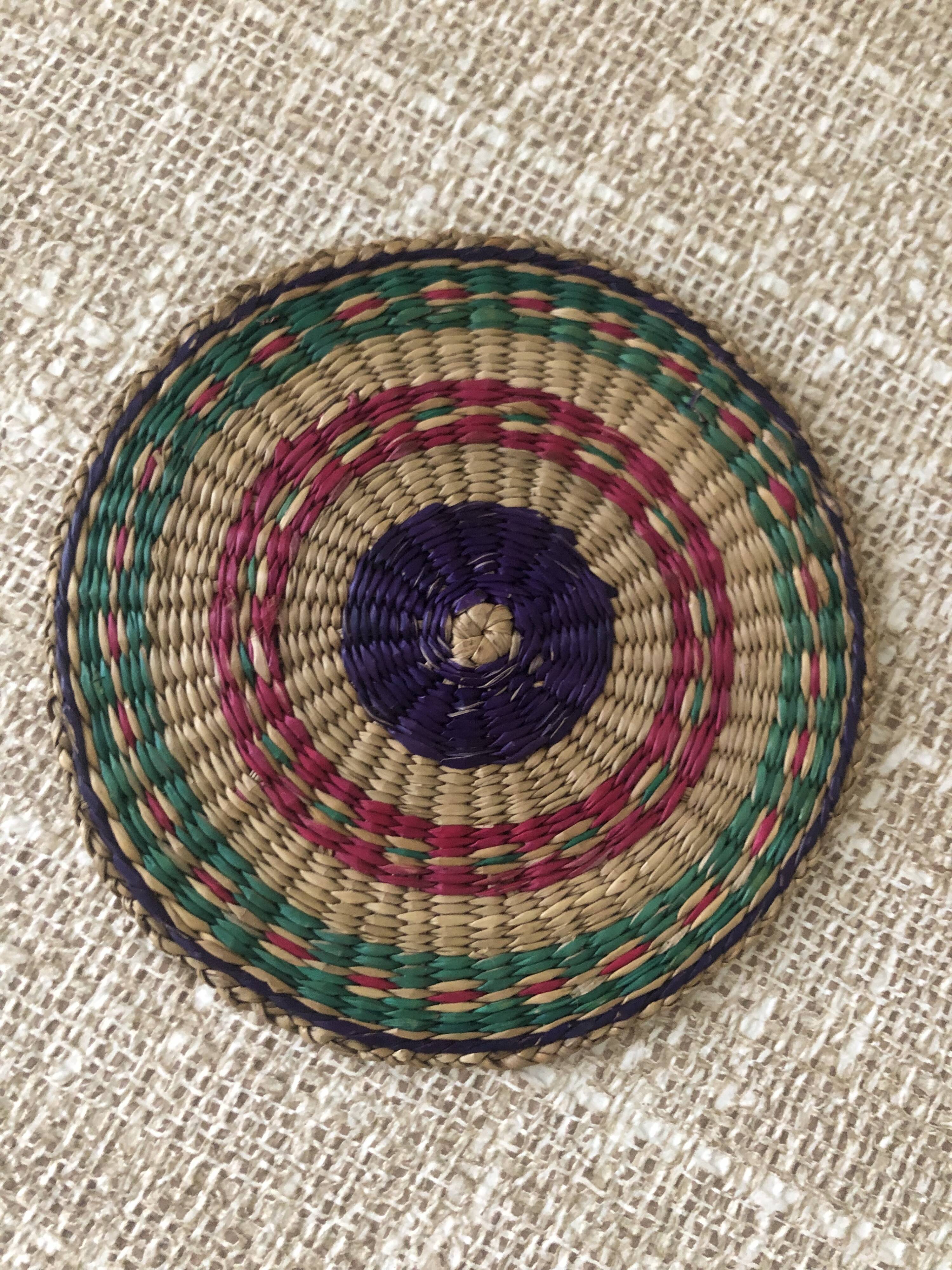 Dessous de plat paille