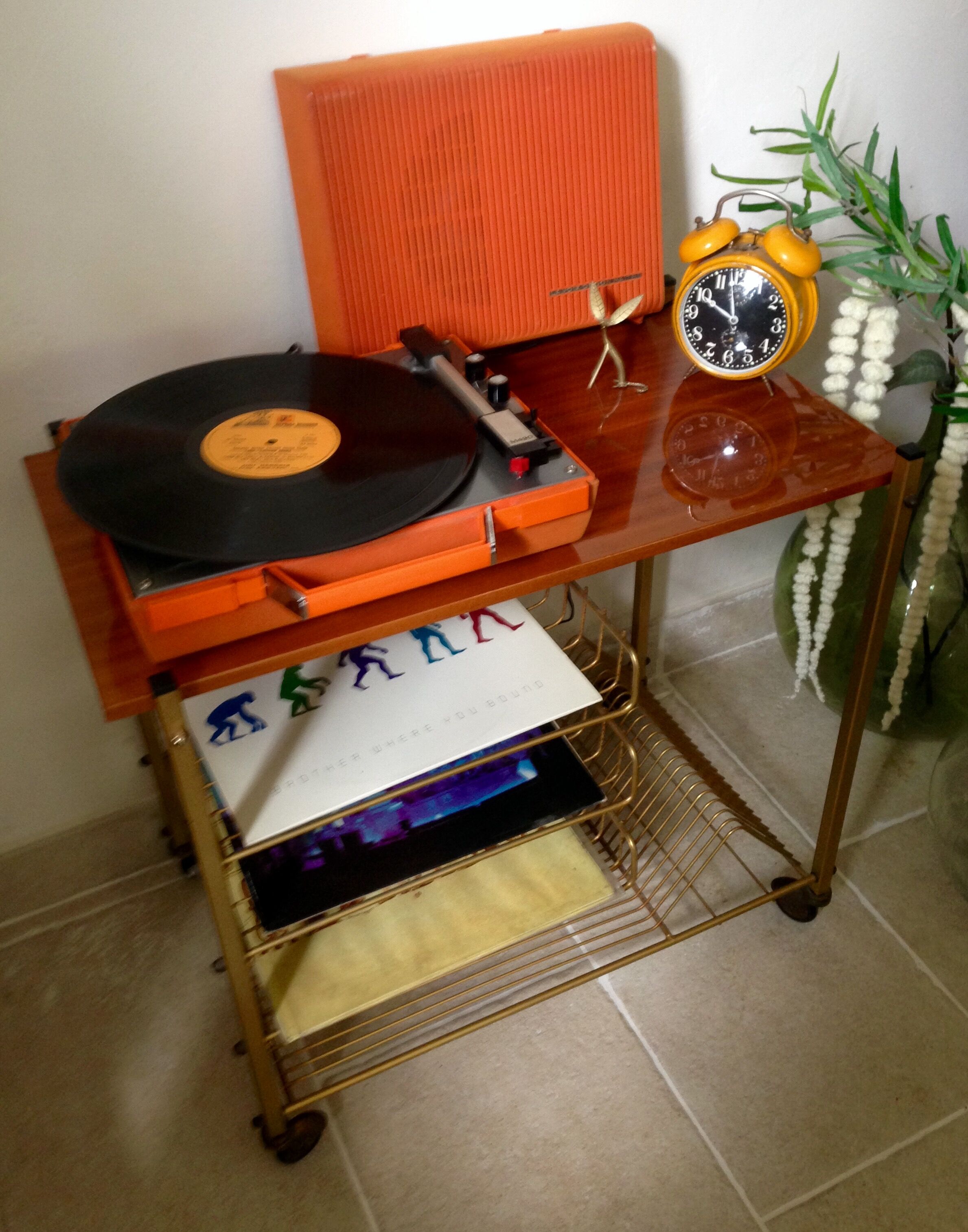 Platine vinyle, tourne disque Pathé Marconi années 70