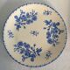 6 flat plates, blue décor