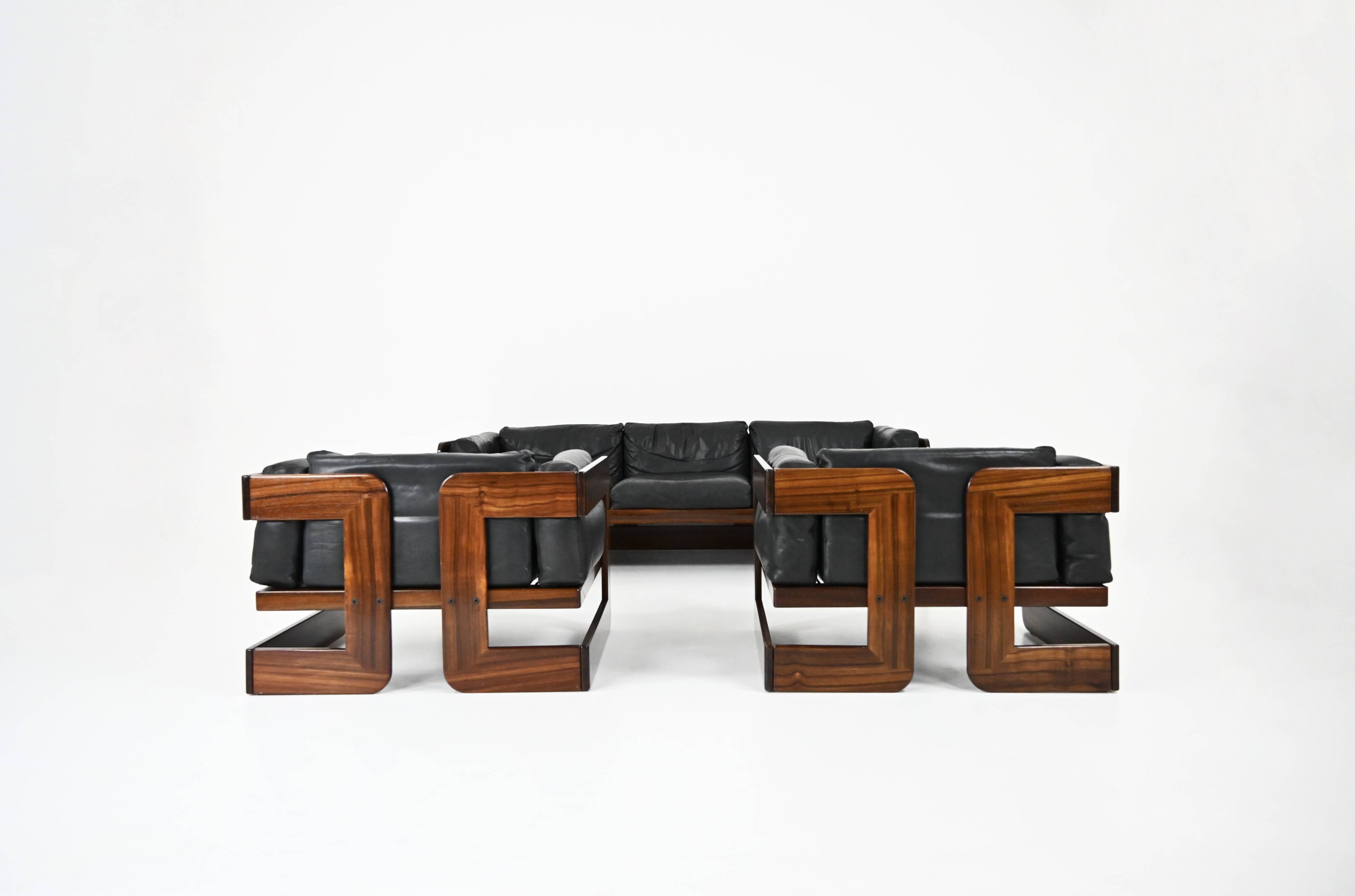 Ensemble de salon de Giuseppe Raimondi pour Stendig, 1970