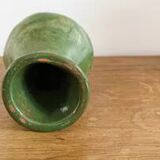 Glazed terracotta vase