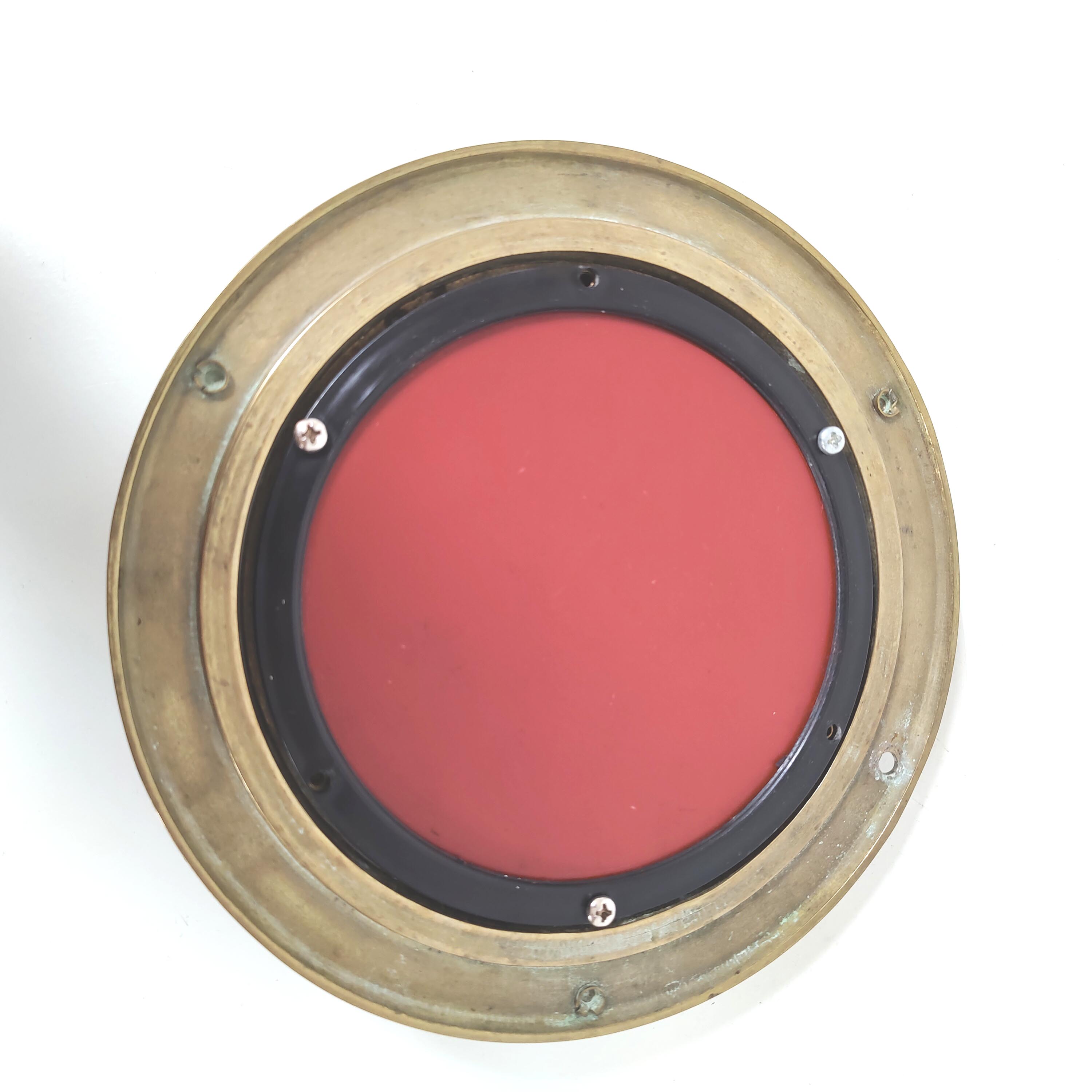 Mirror porthole brass diameter 20cm