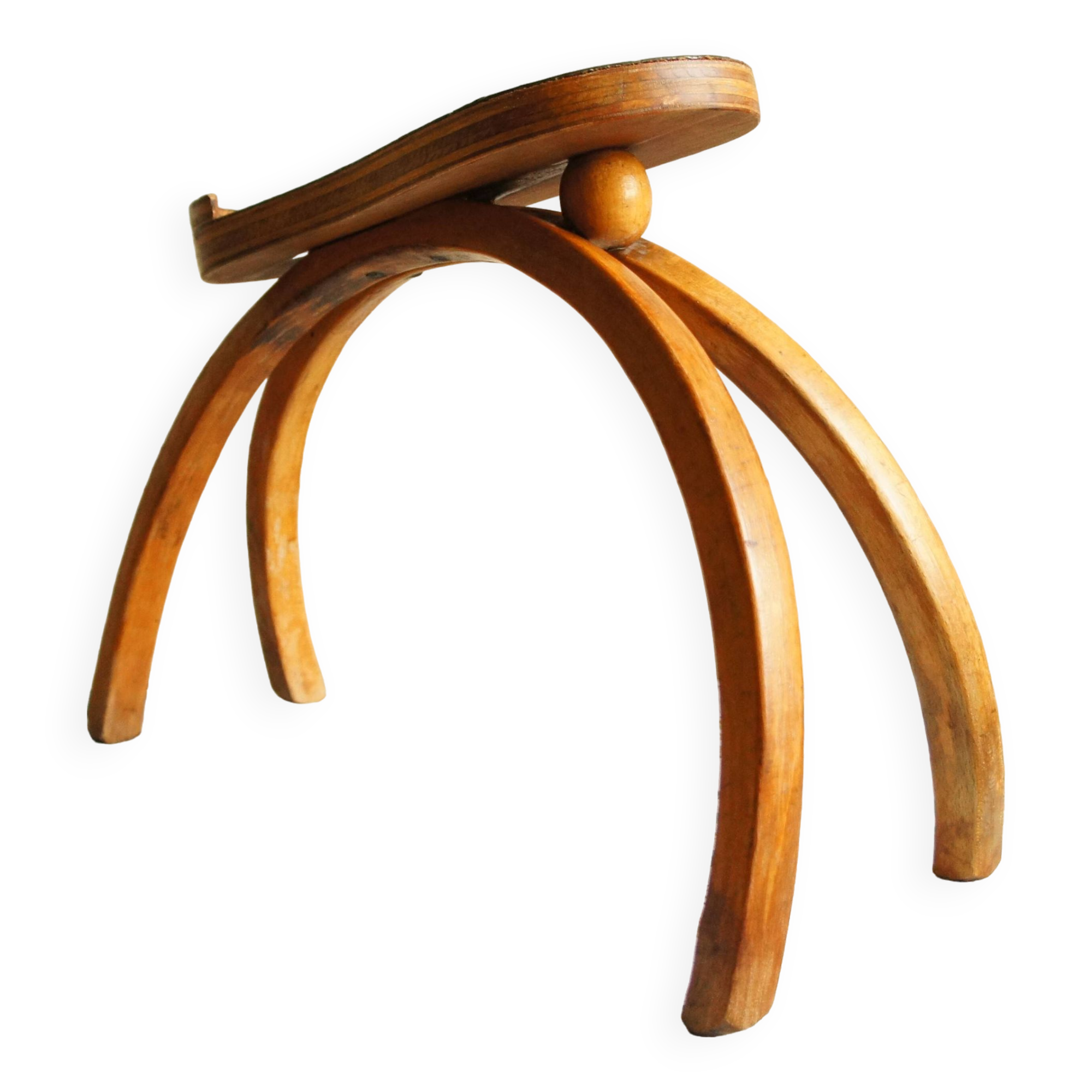 Jacob & Joseph Kohn shoe shine stool, Austria, circa 1920