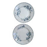 2 Terre de Fer soup plates