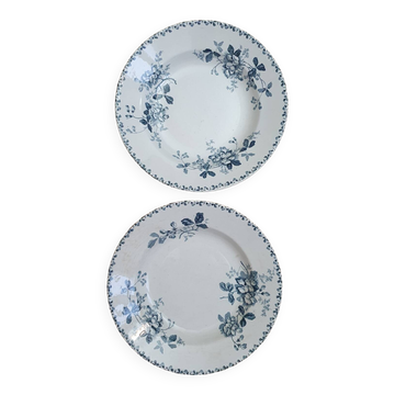 2 Terre de Fer soup plates
