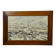 Oil painting by Alexander Michael of Bergen in winter 1980.