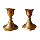 Pair of brass candlesticks