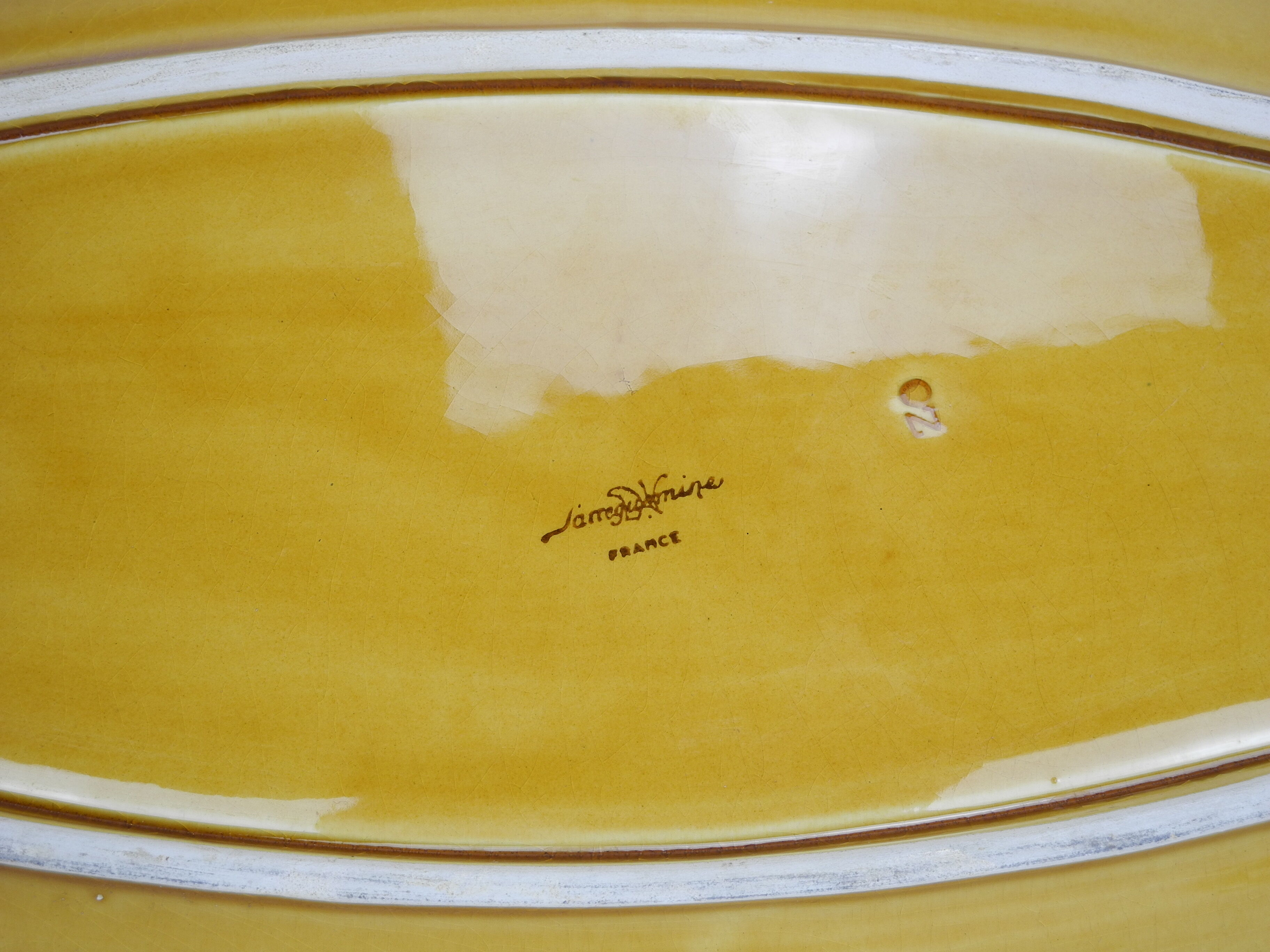 Fish dish sarreguemines