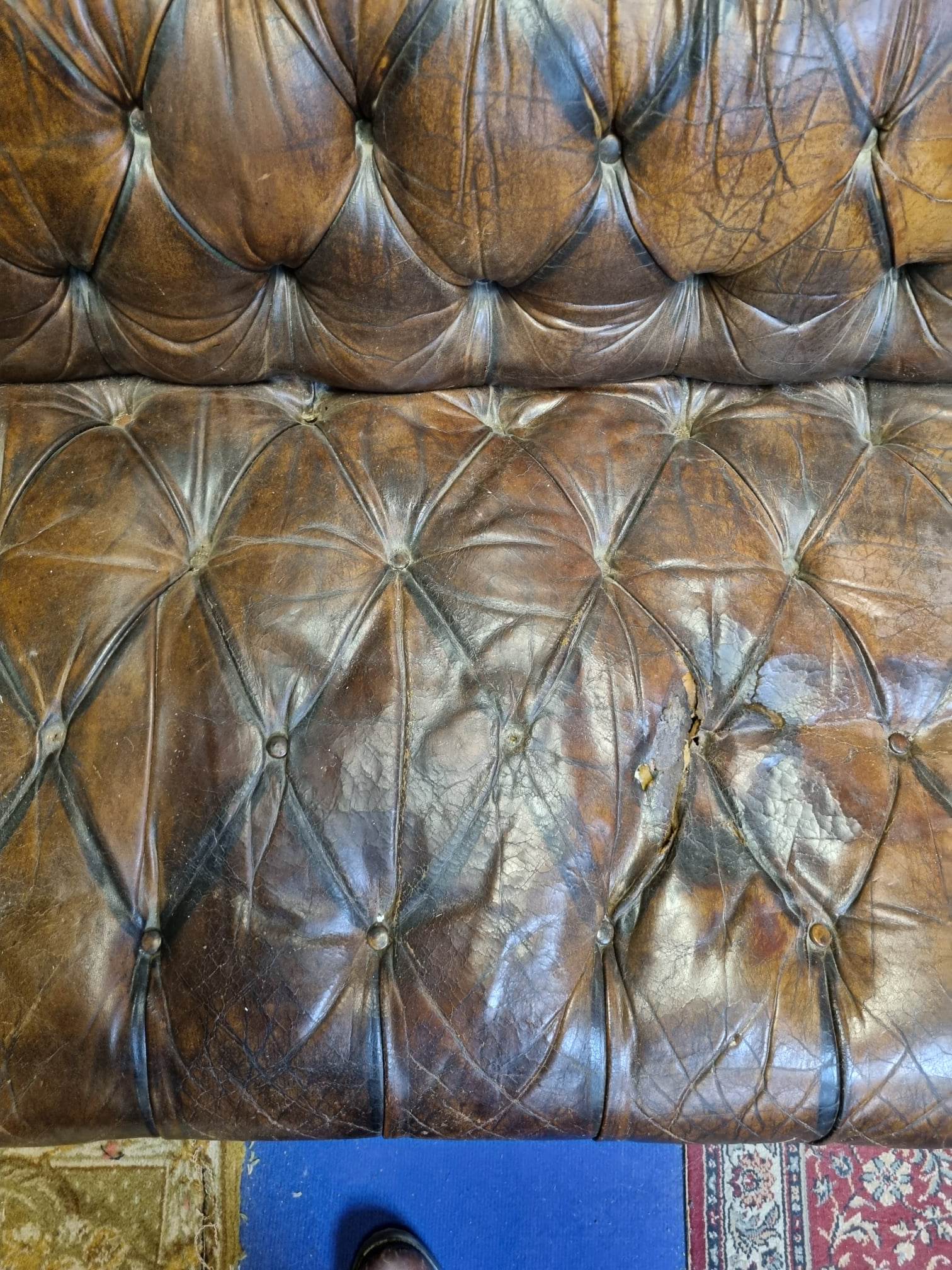 Antique chesterfield sofa