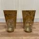 Pair of Scandinavian design candle holders from the 1960s.