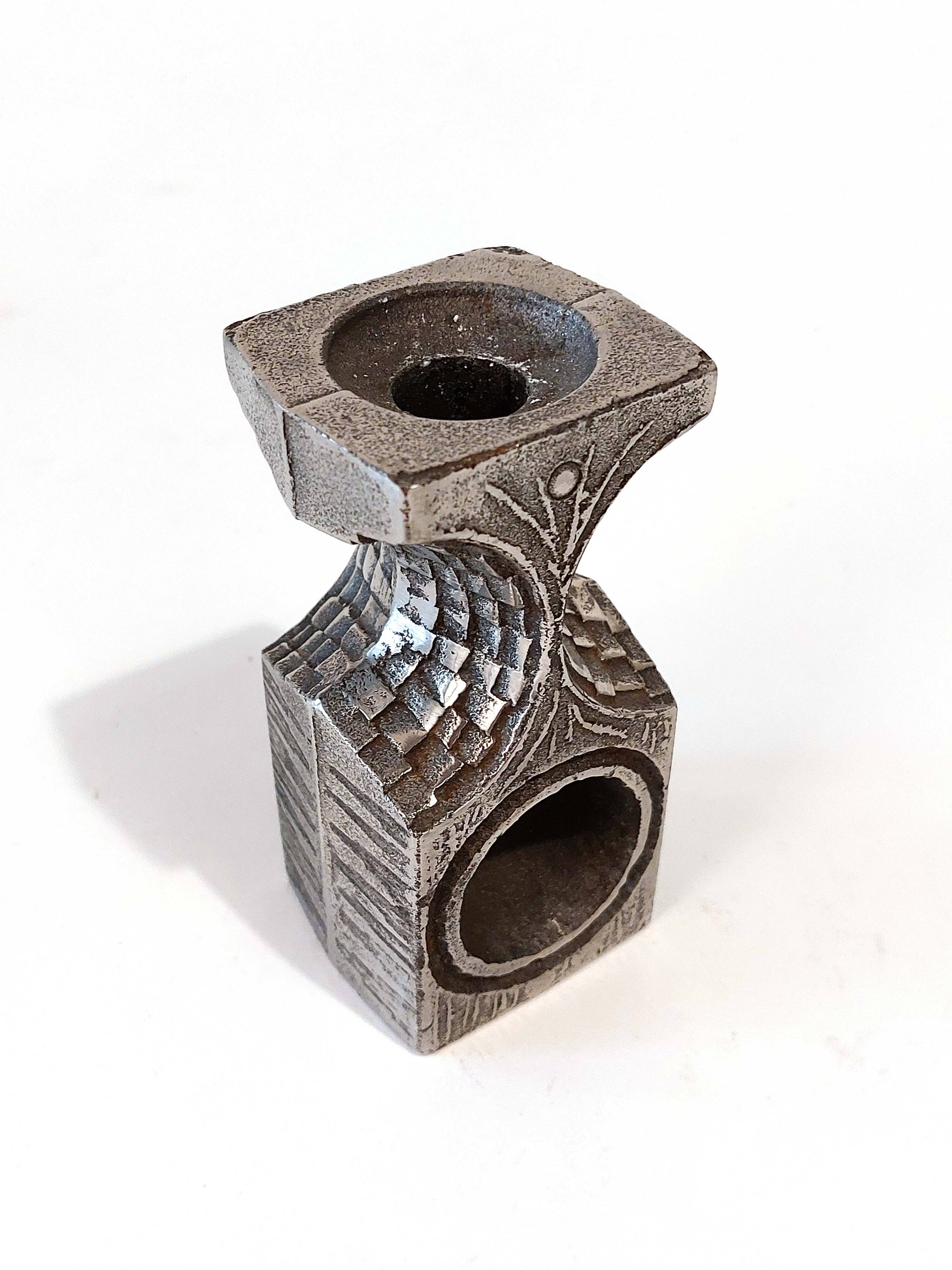 Brutalist candle holder